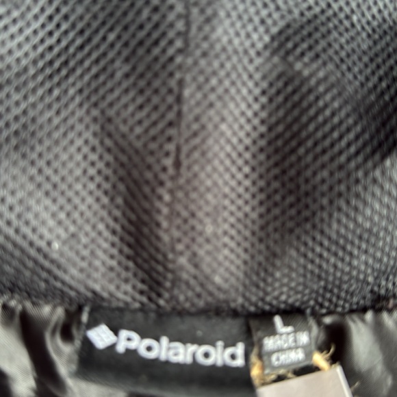 Polaroid Black windbreaker Jacket with Multicolor Stripes - Picture 9 of 9